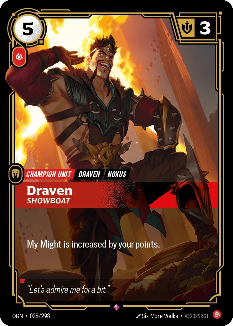 Draven, Showboat (028/298) (OGN)