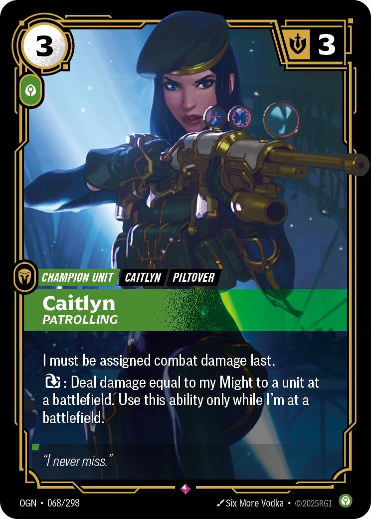 Caitlyn, Patrolling (068/298) (OGN)