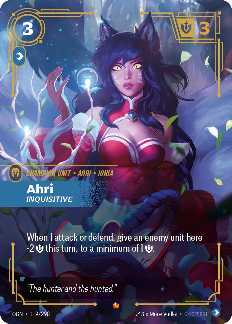 Ahri, Inquisitive (119/298) (OGN)
