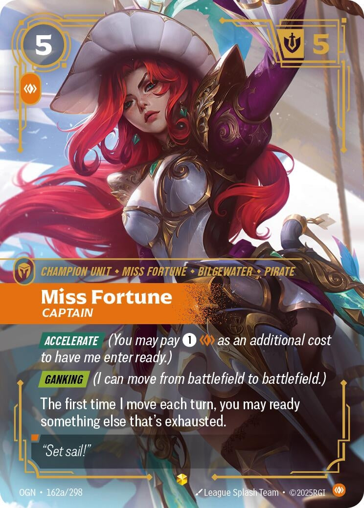 Miss Fortune, Captain (Alternate Art) (162a/298) (OGN)