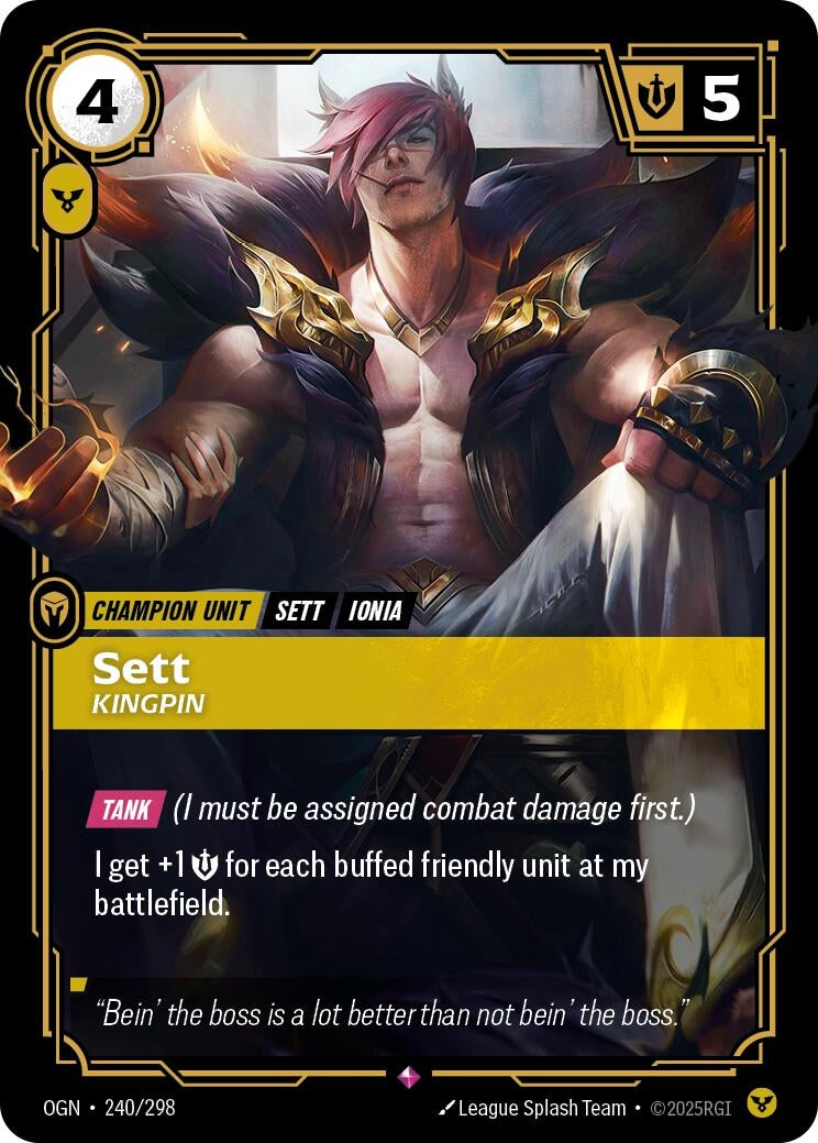 Sett, Kingpin (240/298) (OGN)