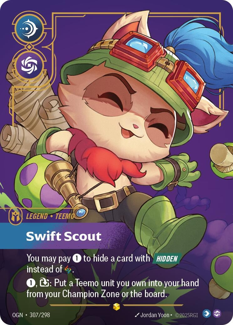 Teemo, Swift Scout (Overnumbered) (307/298) (OGN)
