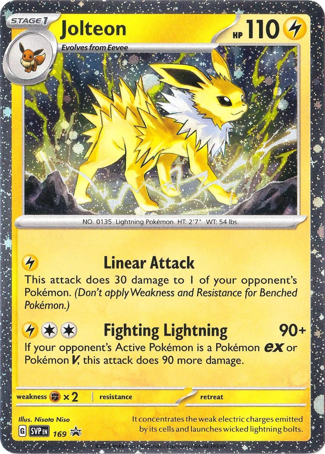 Jolteon - 169 (Cosmos Holo) (169) (SVP)