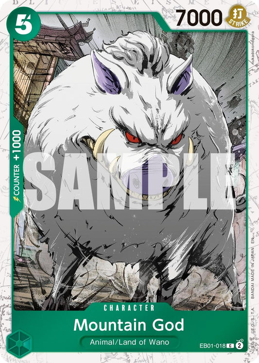 Mountain God (Pirate Foil) (EB01-018) (PRB-02)