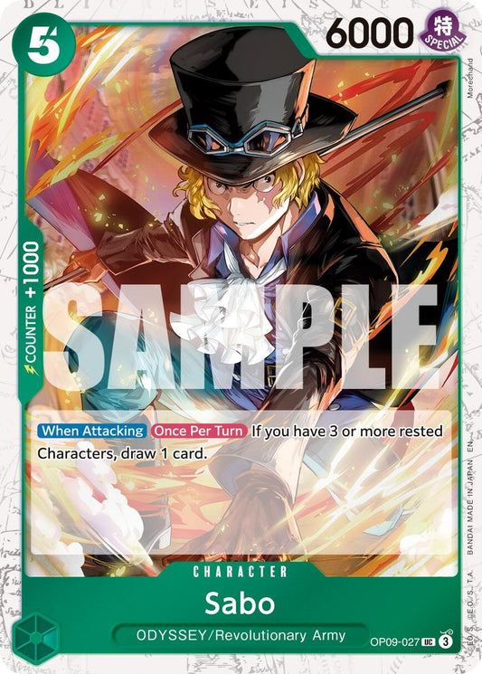 Sabo - OP09-027 (Pirate Foil) (OP09-027) (PRB-02)