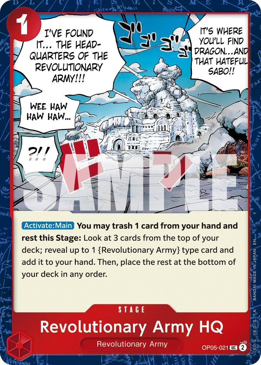 Revolutionary Army HQ (Pirate Foil) (OP05-021) (PRB-02)