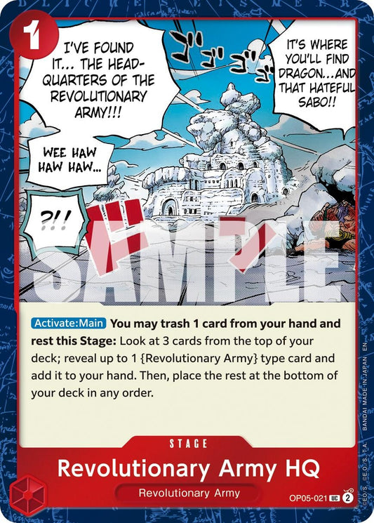 Revolutionary Army HQ (Pirate Foil) (OP05-021) (PRB-02)