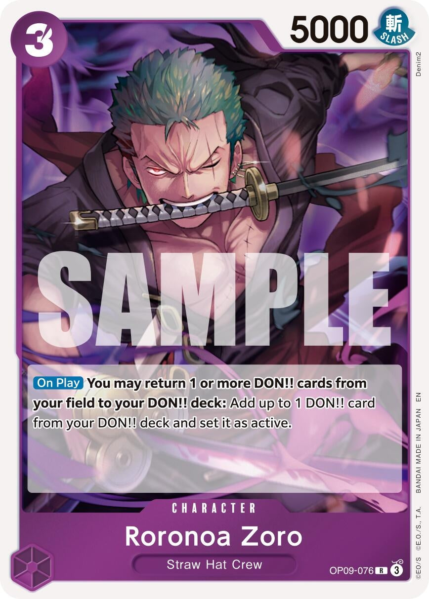 Roronoa Zoro - OP09-076 (OP09-076) (PRB-02)