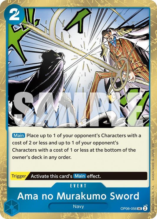 Ama no Murakumo Sword (Pirate Foil) (OP06-056) (PRB-02)
