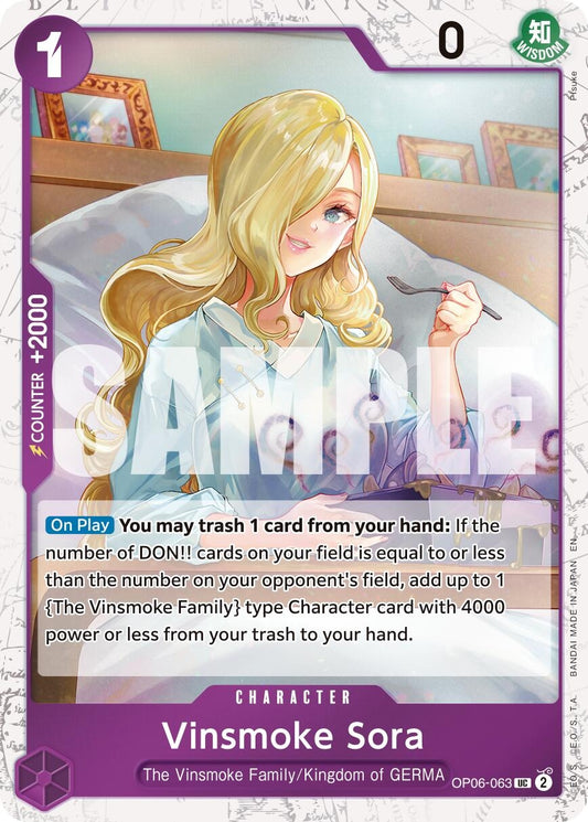Vinsmoke Sora (Pirate Foil) (OP06-063) (PRB-02)