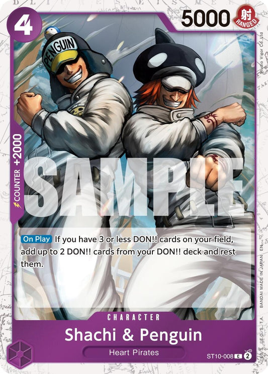 Shachi & Penguin (Pirate Foil) (ST10-008) (PRB-02)