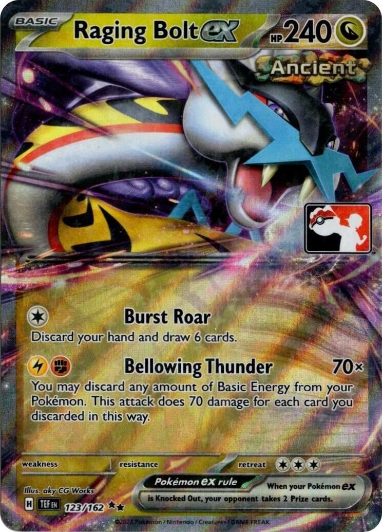 Raging Bolt ex - 123/162 (Prize Pack Series 5) (123/162)