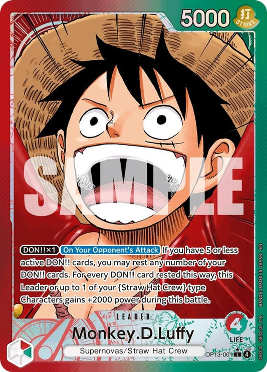 Monkey.D.Luffy (001) (Alternate Art) (OP13-001) (OP13)