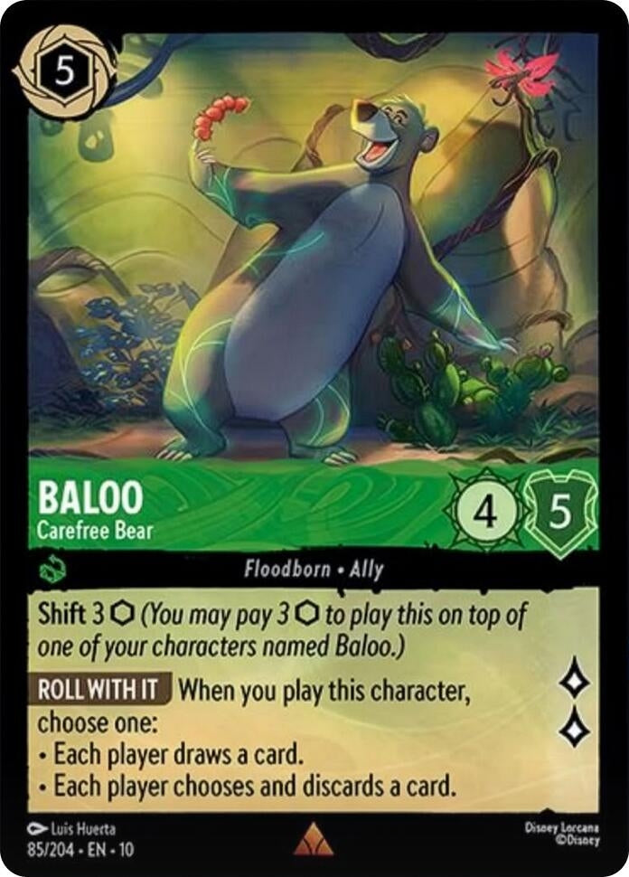 Baloo - Carefree Bear (85/204) (10)