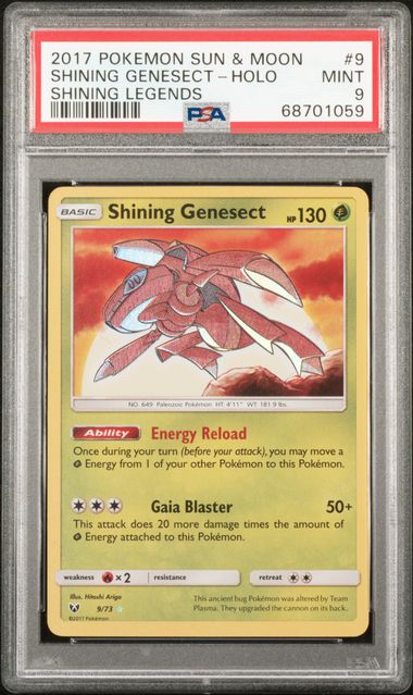 Shining Genesect PSA 9