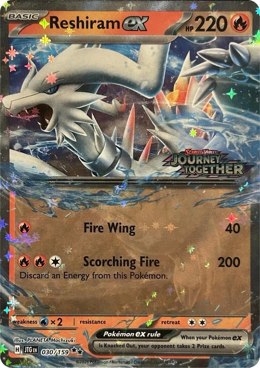 Reshiram ex (Journey Together Stamped) (030/159) (MCAP)