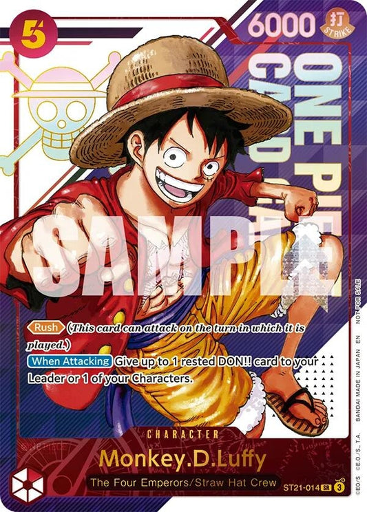 Monkey.D.Luffy - ST21-014 (3rd Anniversary Treasure Campaign Pack) (ST21-014) (OP-PR)