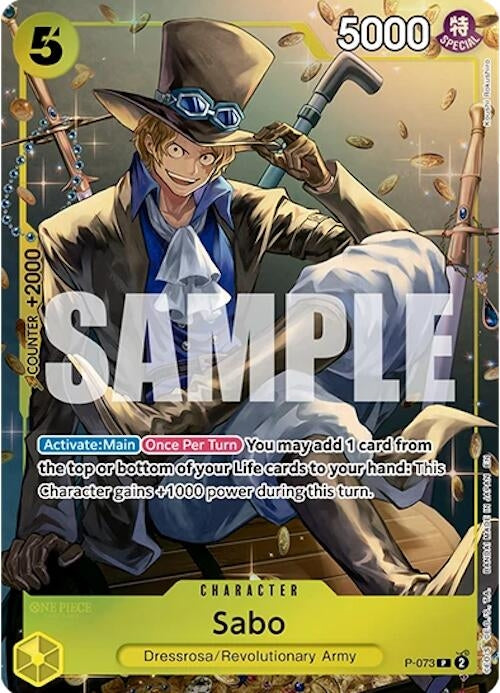 Sabo (Tin Pack Set Vol. 2) (P-073) (OP-PR)
