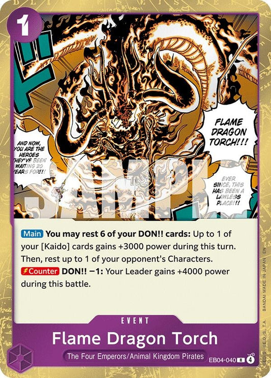 Flame Dragon Torch (EB04-040) (OP14)