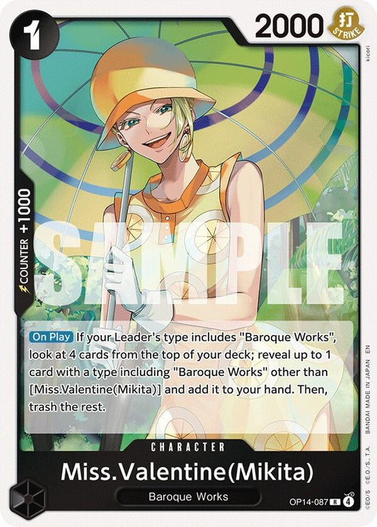 Miss.Valentine(Mikita) (OP14-087) (OP14)