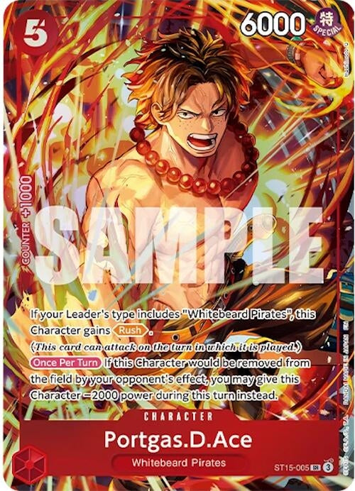Portgas.D.Ace (Illustration Box Vol.5) (ST15-005) (OP-PR)