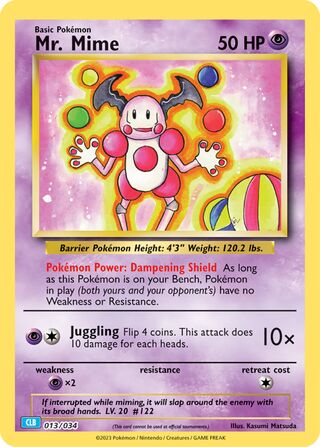 Mr. Mime 013/034 - NM