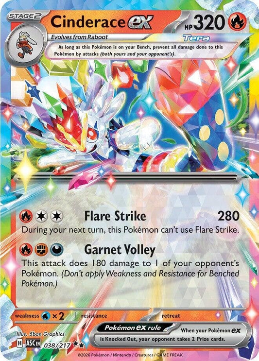 Cinderace ex (038/217) (ASC)
