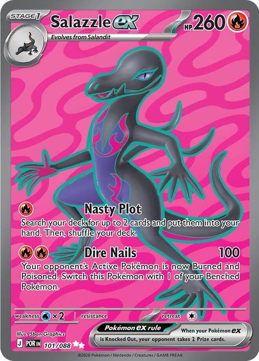 Salazzle ex (101/088) (ME03)