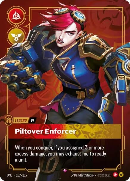 Vi, Piltover Enforcer (187/219) (UNL)