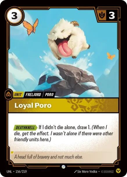 Loyal Poro (156/219) (UNL)