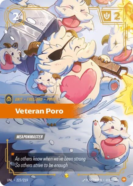 Veteran Poro (Overnumbered) (223/219) (UNL)