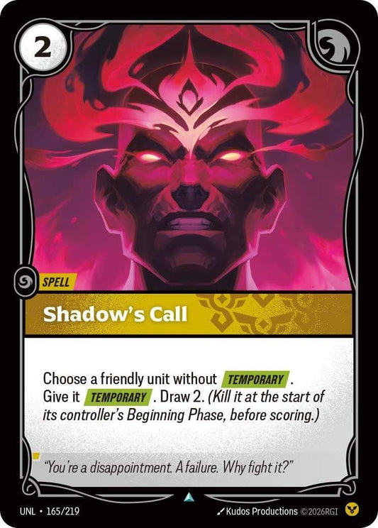 Shadow's Call (165/219) (UNL)