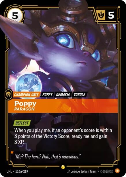 Poppy - Paragon (Alternate Art) (116a/219) (UNL)