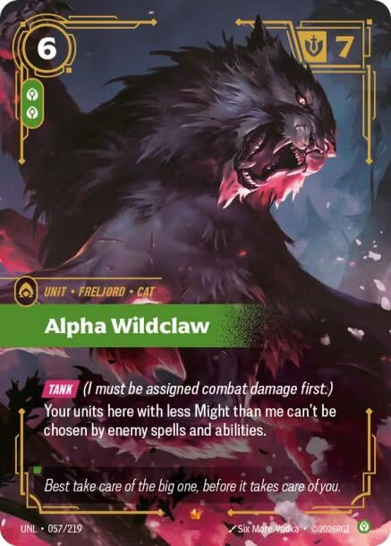 Alpha Wildclaw (057/219) (UNL)