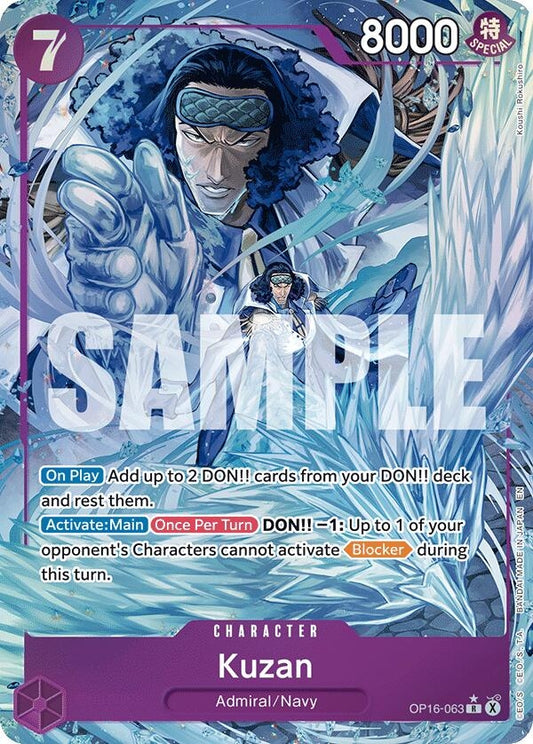 Kuzan (Alternate Art) (OP16-063) (OP16)