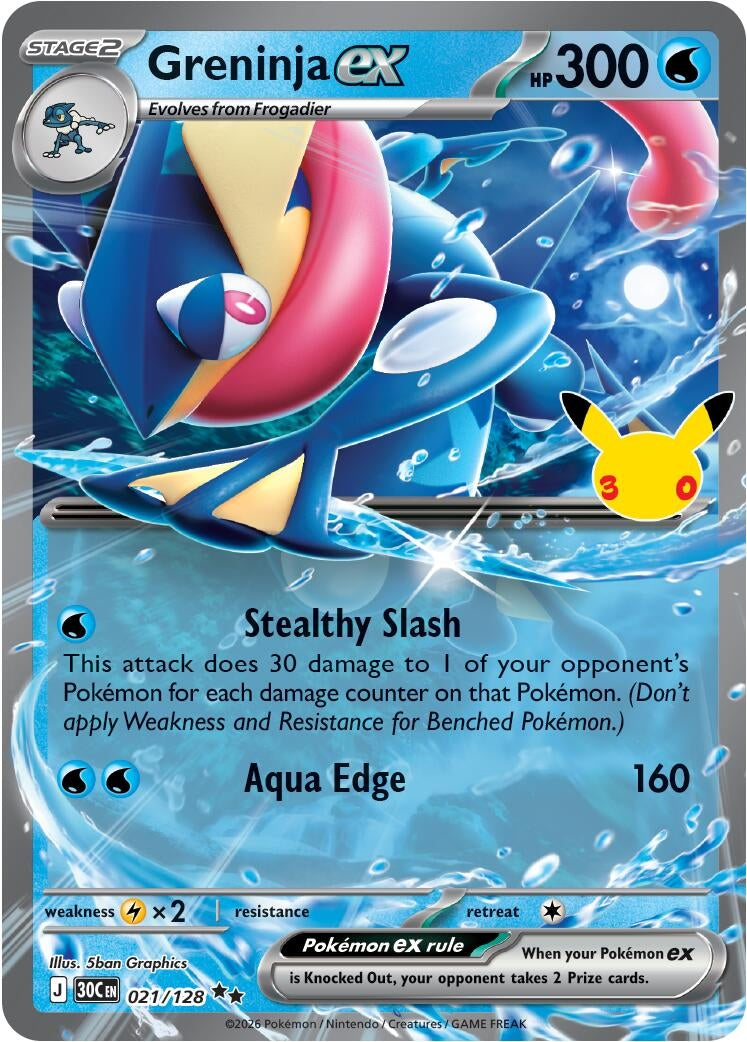 Greninja ex (021/128) (30C)