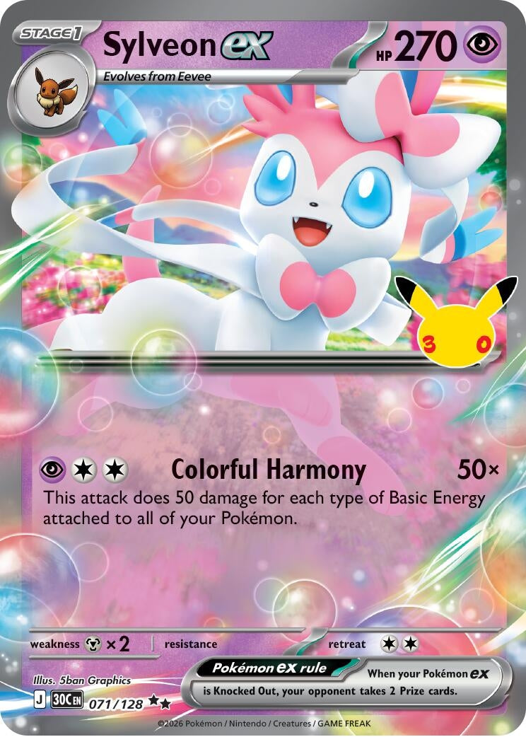 Sylveon ex (071/128) (30C)