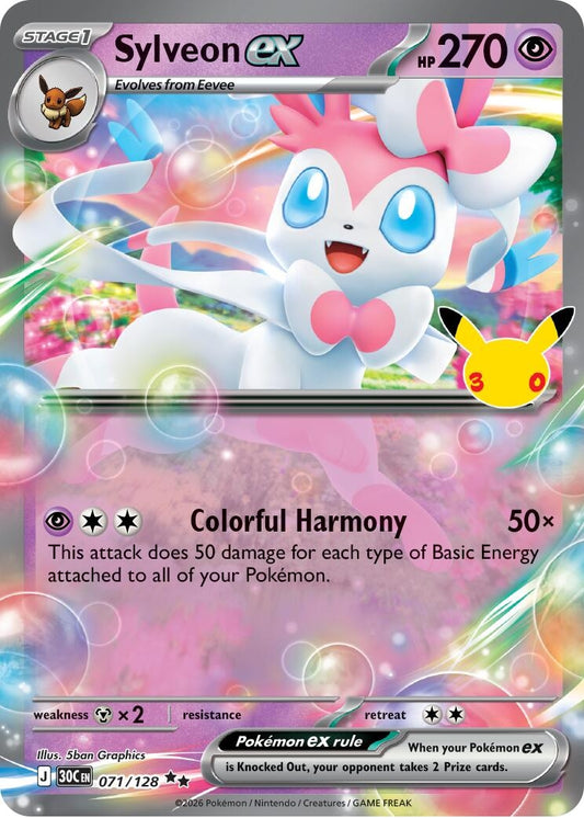 Sylveon ex (071/128) (30C)