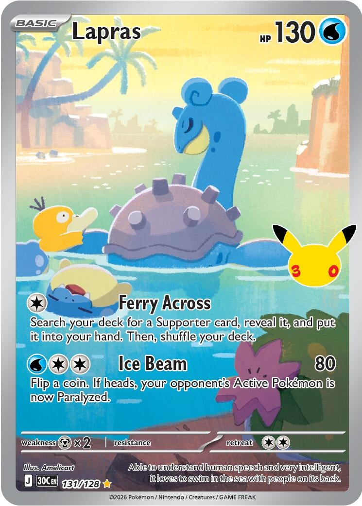 Lapras (131/128) (30C)