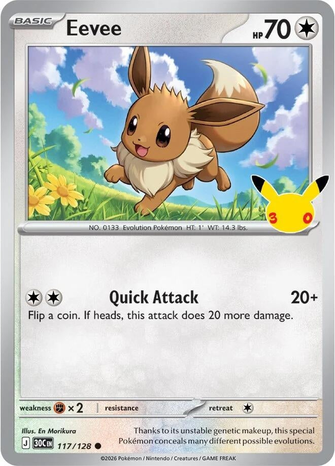 Eevee (117/128) (30C)