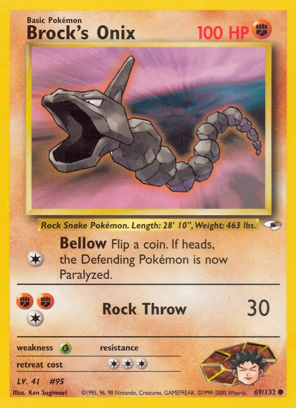 Brock's Onix (69) (069/132) (G1)