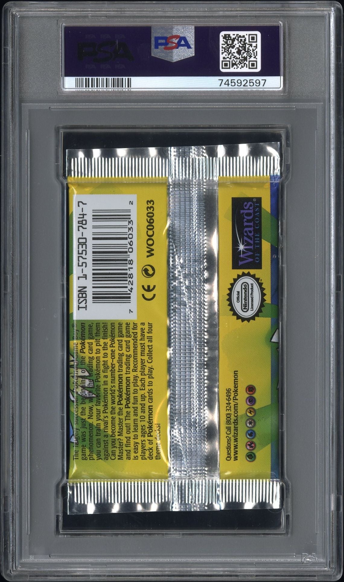 BASE FOIL PACK (SHADOWLESS)-VENUSAUR 1999 WOTC-POKEMON BASE FOIL PACK (SHADOWLESS) 1ST EDITION PSA NM-MT 8