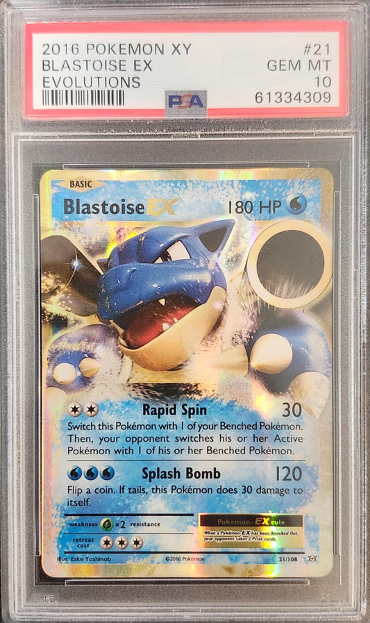 Blastoise EX PSA 10