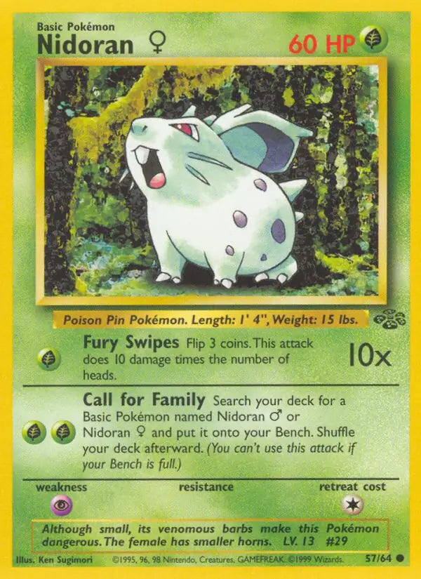 Nidoran F (57/64) (JU)