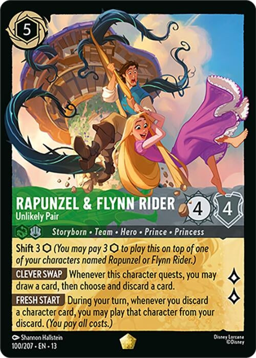 Rapunzel & Flynn Rider - Unlikely Pair (100/207) (13)