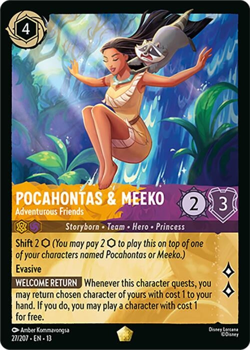 Pocahontas & Meeko - Adventurous Friends (27/207) (13)