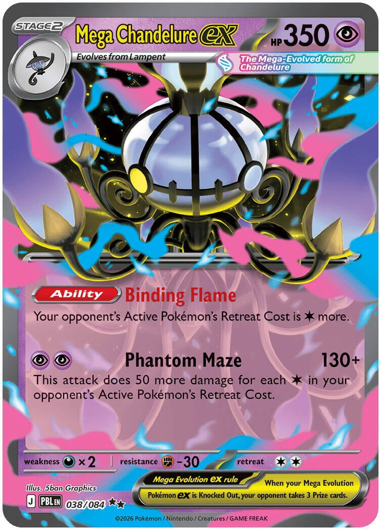 Mega Chandelure ex (038/084) (PBL)