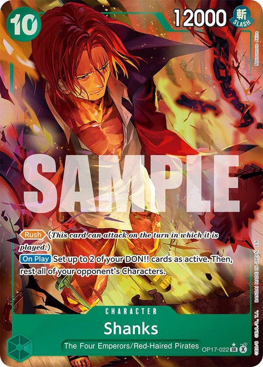 Shanks (022) (Alternate Art) (OP17-022) (OP17)