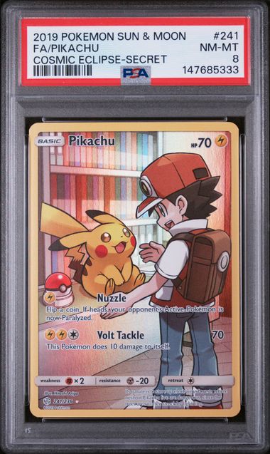 Pikachu PSA 8