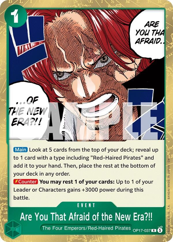 Are You That Afraid of the New Era?! (OP17-037) (OP17)
